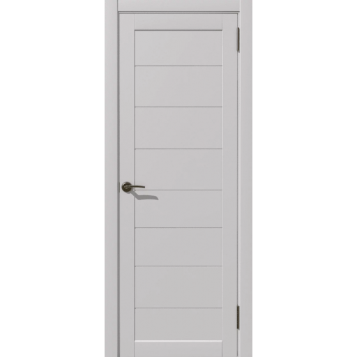 Дверь межкомнатная Дубрава Сибирь Форет лайт ГЛУХАЯ серая, глухое полотно